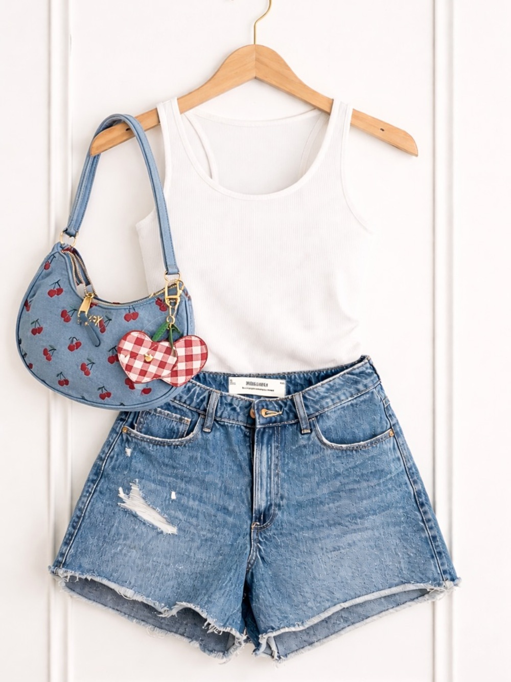 Hollister Light Blue  Denim Shorts